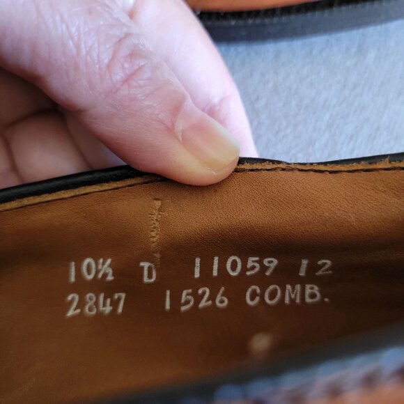 Allen Edmonds Dalton Tan Leather Tassel Loafers Mens Dress Shoes Size 10.5 D - Picture 4 of 10